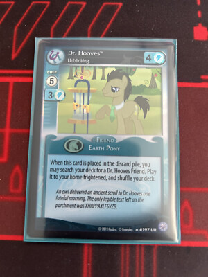 MLP CCG Premiere Edition Dr. Hooves, Unblinking #197 UR
