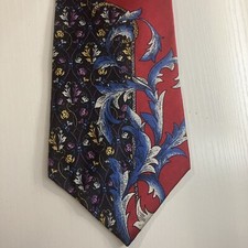 Feraud Louis Feraud Men's Neck Tie 100% Italian Silk Made In USA (L56"xW4")