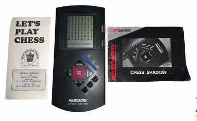 1991 Saitek Kasparov Chess Shadow (working) - Rare