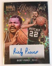2023-24 PANINI NBA HOOPS PREMIUM STOCK RICKY PIERCE DISCO PRIZM AUTO