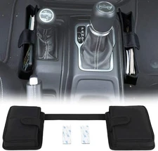 Center Console Gear Shift Storage Bag Box Organizer for 18+ Jeep Wrangler JL JT 