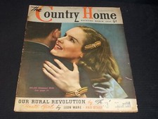 1939 MARCH THE COUNTRY HOME MAGAZINE - GLAMOUR GIRLS FRONT COVER - E 5723