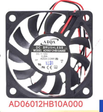 ADDA AD06012HB10A000 DC12V 0.12A 6010 6CM 2-Wire Cooling Fan