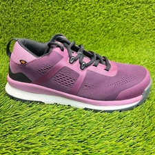 Bogs Sandstone Knit TR Womens Size 7 Purple Composite Toe Safety Working Shoes