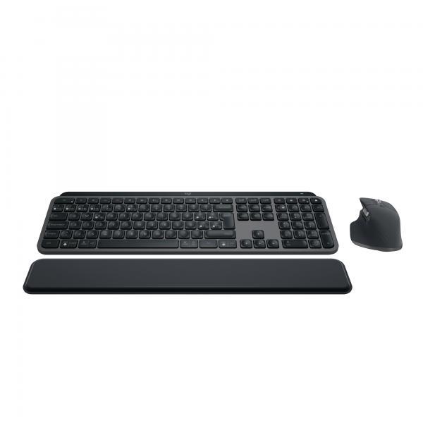 Tastiera Logitech MX Keys S Combo Qwerty in Spagnolo Nero Grigio Grafite