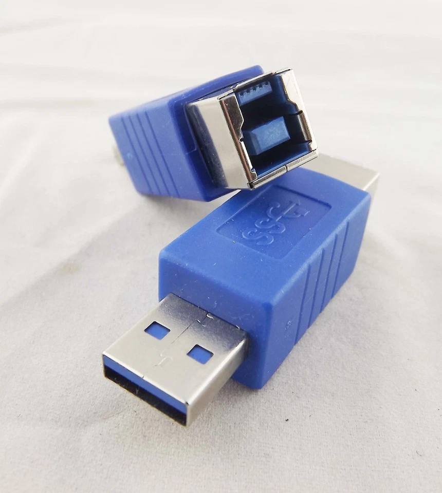 1x USB 3.0 Type A Male to 3.0 Type B Female Jack Extension Connector Adapter - Image 3 of 4