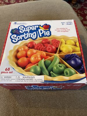 Learning Resources Super Sorting Pie Skill Learning: Sorting, Motor Skills (CM