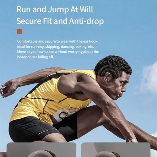Wireless Headset Bone Conduction Waterproof Ear Hanging Headset Noise Canceling - 第 10/12 張圖片