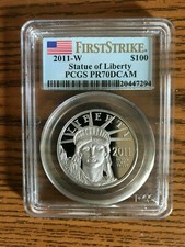 2011-W 1 oz Proof Platinum American Eagle PCGS PR-70 DCAM FS 3993.00 per troy oz
