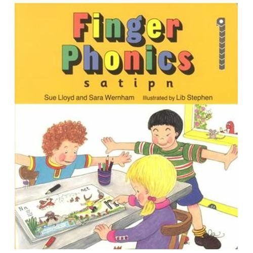 Jolly Phonics Finger Phonics Book 1 Bk. 1 S, a, t, i, p, N BK 1 by