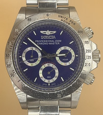 INVICTA Professional 200m Chrono-Master Speedway 9329 |Seiko VD54B | Blau LESEN!
