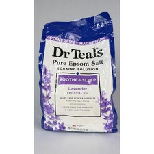Dr Teal's Pure Epsom Salt Soaking Solution Soothe Sleep Lavender