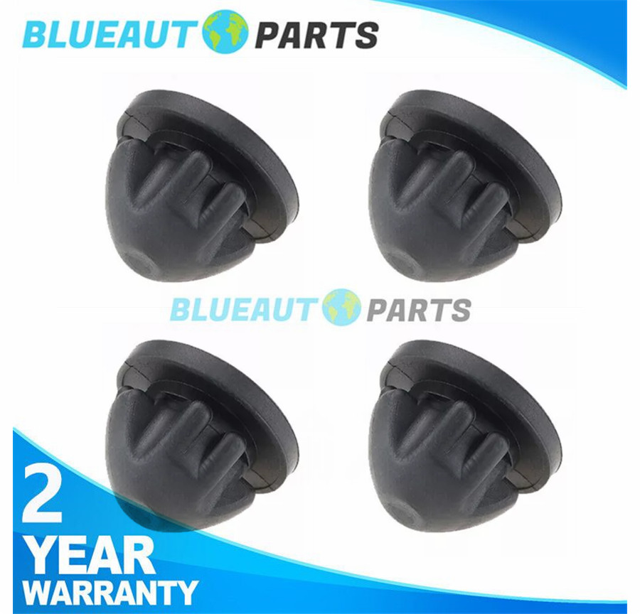 4 Pcs Engine Cover Trim Rubber Mount Grommet Bush Bump Stop 11127614138 For BMW