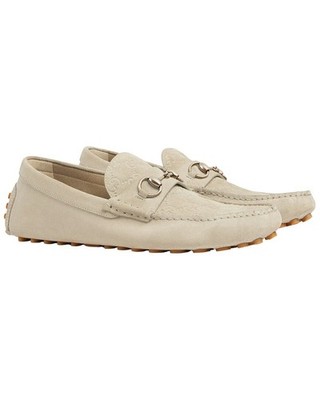Dnu Gucci Suede Loafer Men's Brown 7.5