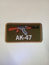 AK-47 Embroidered Iron On Patch