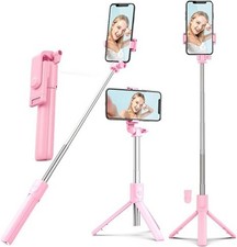 Portable Bluetooth Selfie Stick Tripod with Remote 70" Extendable Phone Stand US