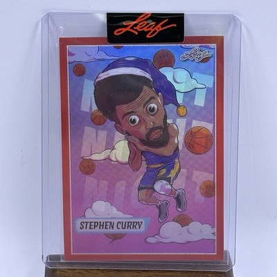 2023 Leaf Metallic Imaginations Stephen Curry SP /199 Red #MI12 Harlan E Mendez 