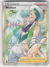 Wallace 194/195 Ultra Rare Silver Tempest Pokemon Holo Near Mint on eBay
