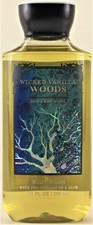 Bath  Body Works WICKED VANILLA WOODS Body Wash Shower Gel 10oz