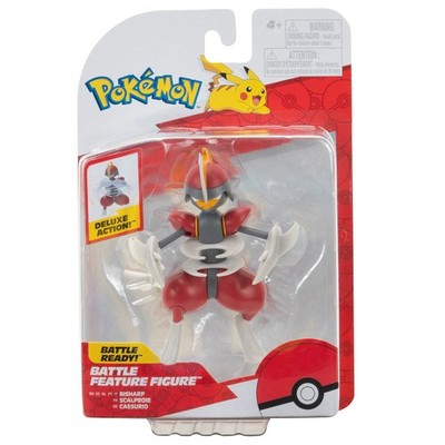 Figurine Pokémon Battle Feature – Liberlo (Cinderace) – 11,5 Cm, Articulée, Avec Mouvement D’attaque – Jazwares Officiel