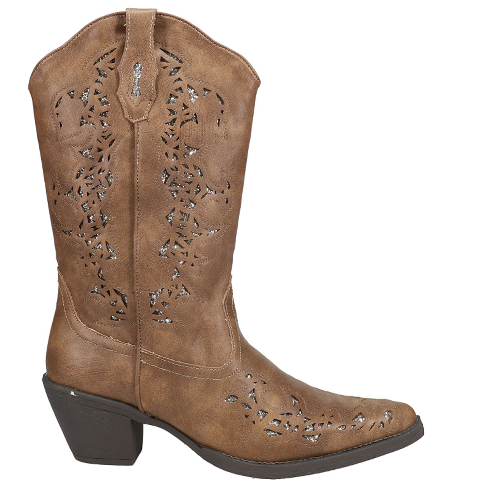 Roper Alisa Snip Toe Cowboy  Womens Brown Western Cowboy Boots 09-021-1556-0773