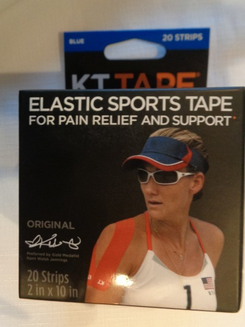 KT Tape Elastic Sports Tape 20 Strips 2 in x 10 in Blue New In Box