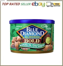 Blue Diamond Almonds, Bold Wasabi & Soy Sauce, 6 Oz