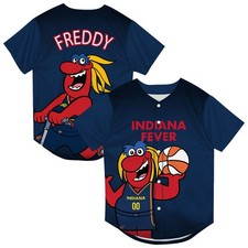Preschool Outerstuff  Navy Indiana Fever Mascot Friend Mesh Fashion Jersey