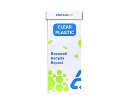 (5) POLYCARBIN Cardboard Recycling Box for Clear Plastic PR01-02-01