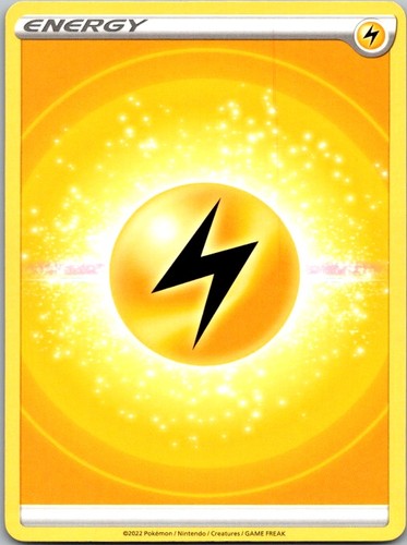 Lightning Energy 100/102 Base Set Common NM Pokemon TCG