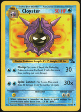 Cloyster 32/62 Fossil Set Unlimited MP Pokémon TCG 1999 on eBay