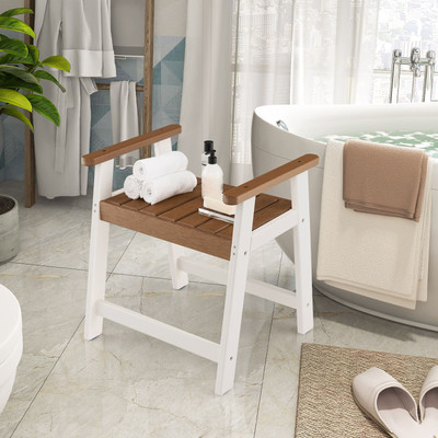 Spa Seat Bath Stool Waterproof Bathroom Bench Chair for the