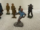 Large Vintage Original Manoil Lead Diecast Figure Lot Great For Train Layouts — photo 2