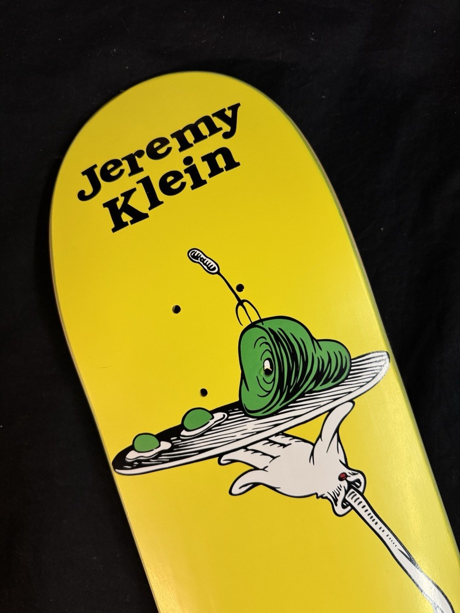 SIGNED Jeremy Klein Dr.Seuss Green Eggs & Ham Hook-Ups Skateboard