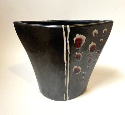 Vintage Signed Troy Studio Art Pottery Vase