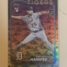 Topps 2024 Series 2 Brenan Hanifee Beach Umbrella RC Serial #369/50