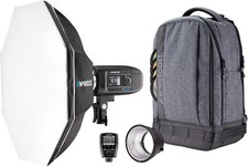 Westcott FJ400 Strobe 1-Light Backpack Kit with FJ-X2m Universal Wireless...