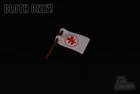 Custom LEGO Minifig Medical Flag Cloth Accessory for Clone Wars Sci-Fi Dioramas