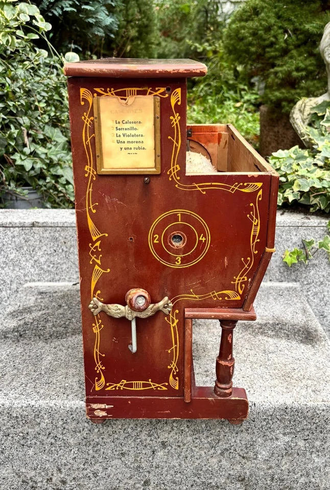 Alte Leierkasten  Drehorgel Verbena zum Überholen - Bild 3 von 4