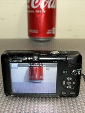 Canon PowerShot SD780 Is Digital ELPH 12.1MP Zoom 3x15 Camera Black - AS IS