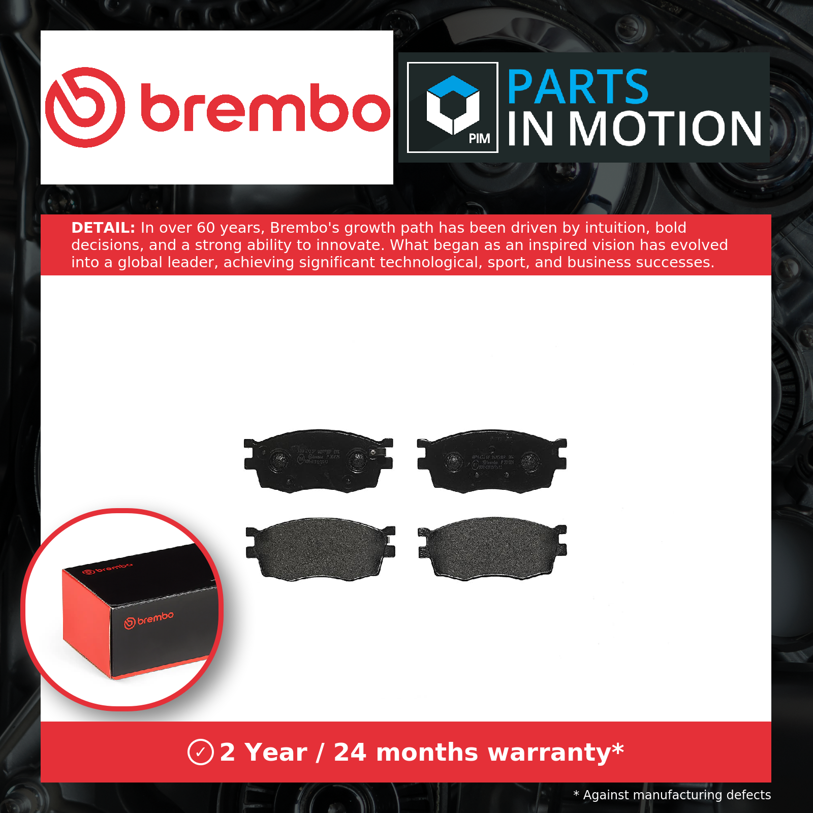 Fits BREMBO KLOCKI SZCZEKI CYLINDERKI P 30 026 BRAKE PADS KIA RIO 05- ⭐UK Stock⭐ - Image 4