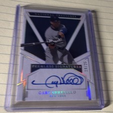 2025 Panini National Treasures Peerless Signatures Gary Sheffield Holo Silver /…