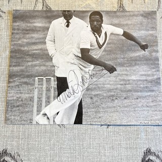 Sir Viv Richards West Indies Rare Signed Picture