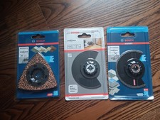 3XBOSCH Sanding plate85+Segmented Cutting Blade 85mm+Material Removal Blade 85mm