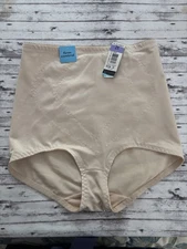 NWT Women's Flexees Instant Slimmer Shape Wear Underwear Blush 2X