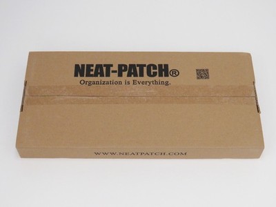 Neat Patch NP1 Profile Kabelmanagement-Einheit  24-Port-Patchkabel-Organizer NEU