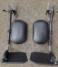 Pair Universal Elevating Leg Foot Rest Legrest Manual Wheelchair Wheel Chair New