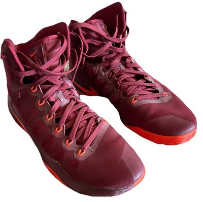 Nike Hyperdunk Mens 13 Zoom Red Orange EUR 47.5 Basketball Running Outdoor Used
