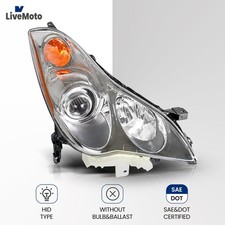 HID Headlight For 2008-12 INFINITI EX35/2013 EX37/2015-17 QX50 w/ AFS Right RH