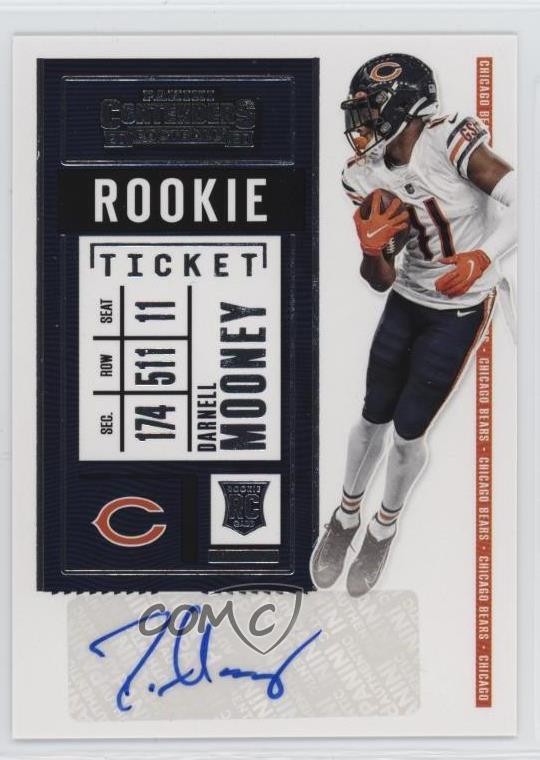 2020 Panini Contenders Rookie Ticket Darnell Mooney #204 Rookie Auto RC 05l9